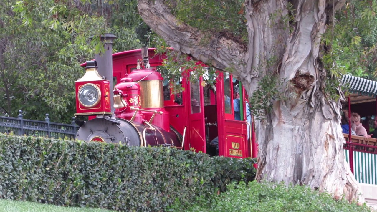 2/15/19 The Disneyland Railroad, Railfanning the Park Entrance/Main Street USA