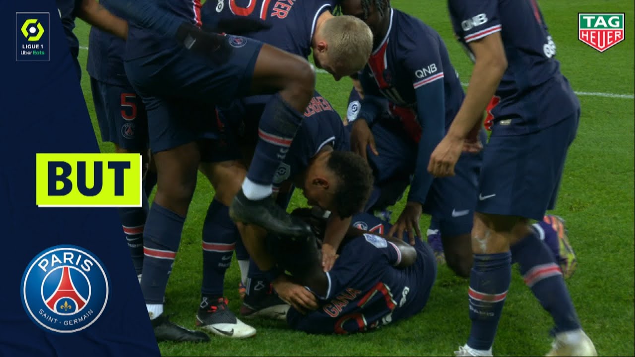 But Idrissa GUEYE (88' - PSG) PARIS SAINT-GERMAIN - RC STRASBOURG ALSACE (4-0) 20/21