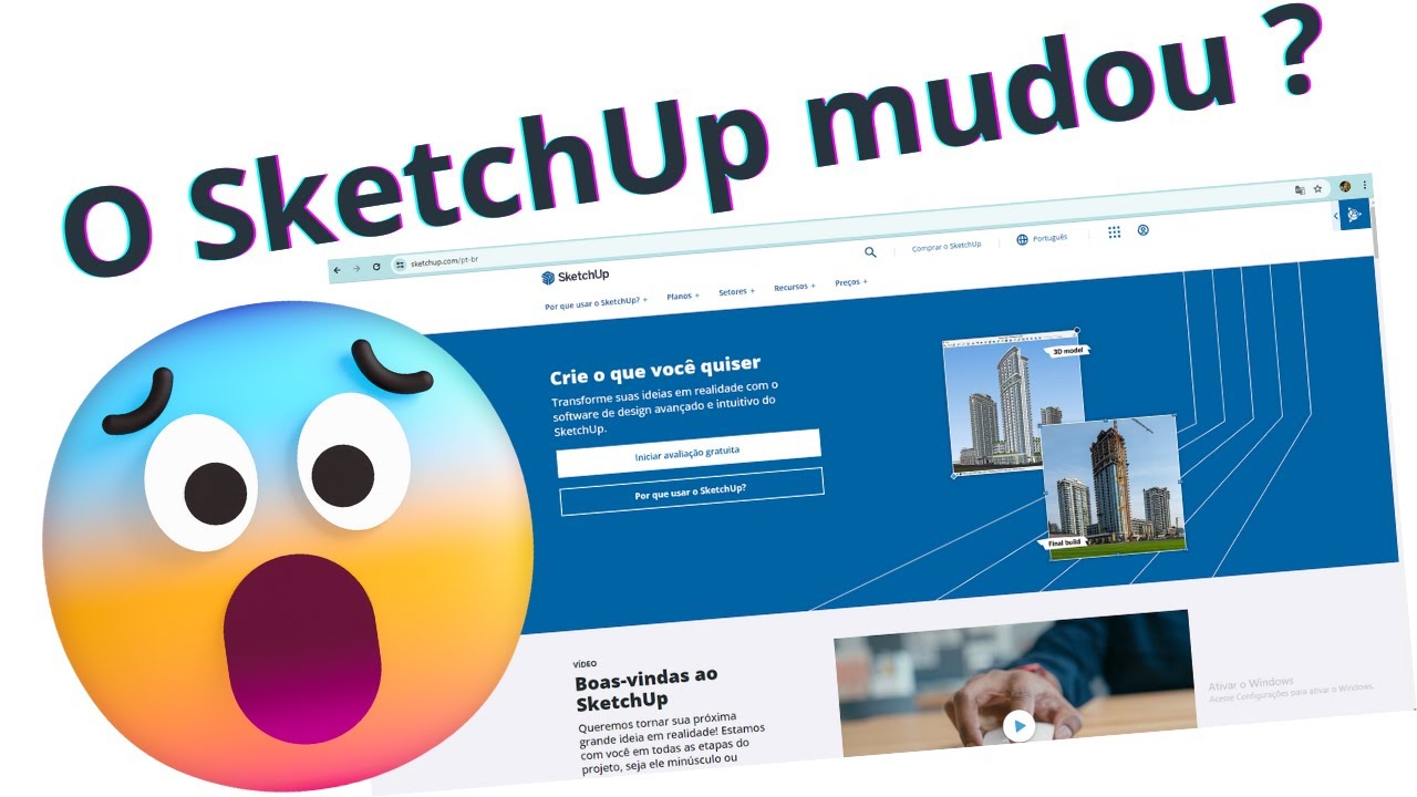 O SketchUp Online mudou? Como acessar agora os arquivos já feitos   #sketchup #sketchuponline