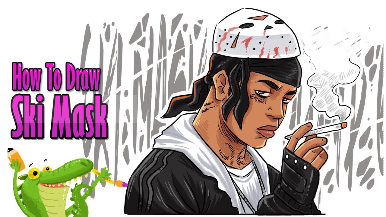 How To Draw Ski Mask the Slump God