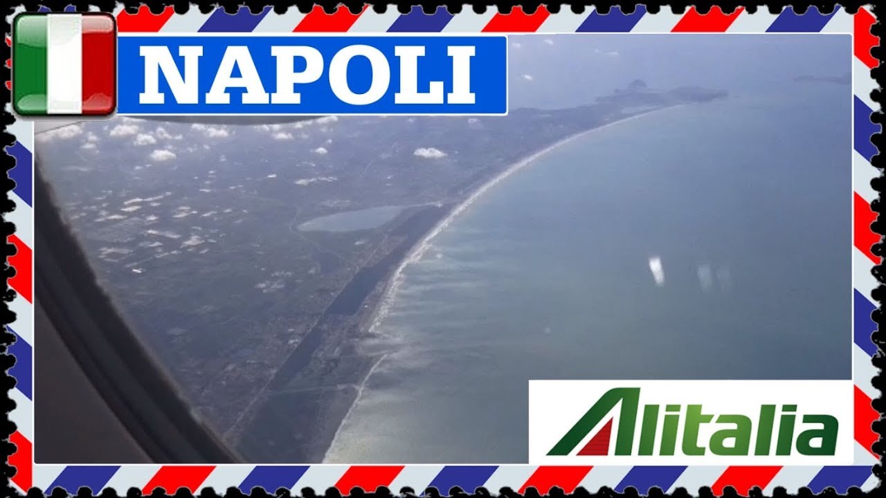 Atterraggio a Napoli con volo Alitalia AZ1263