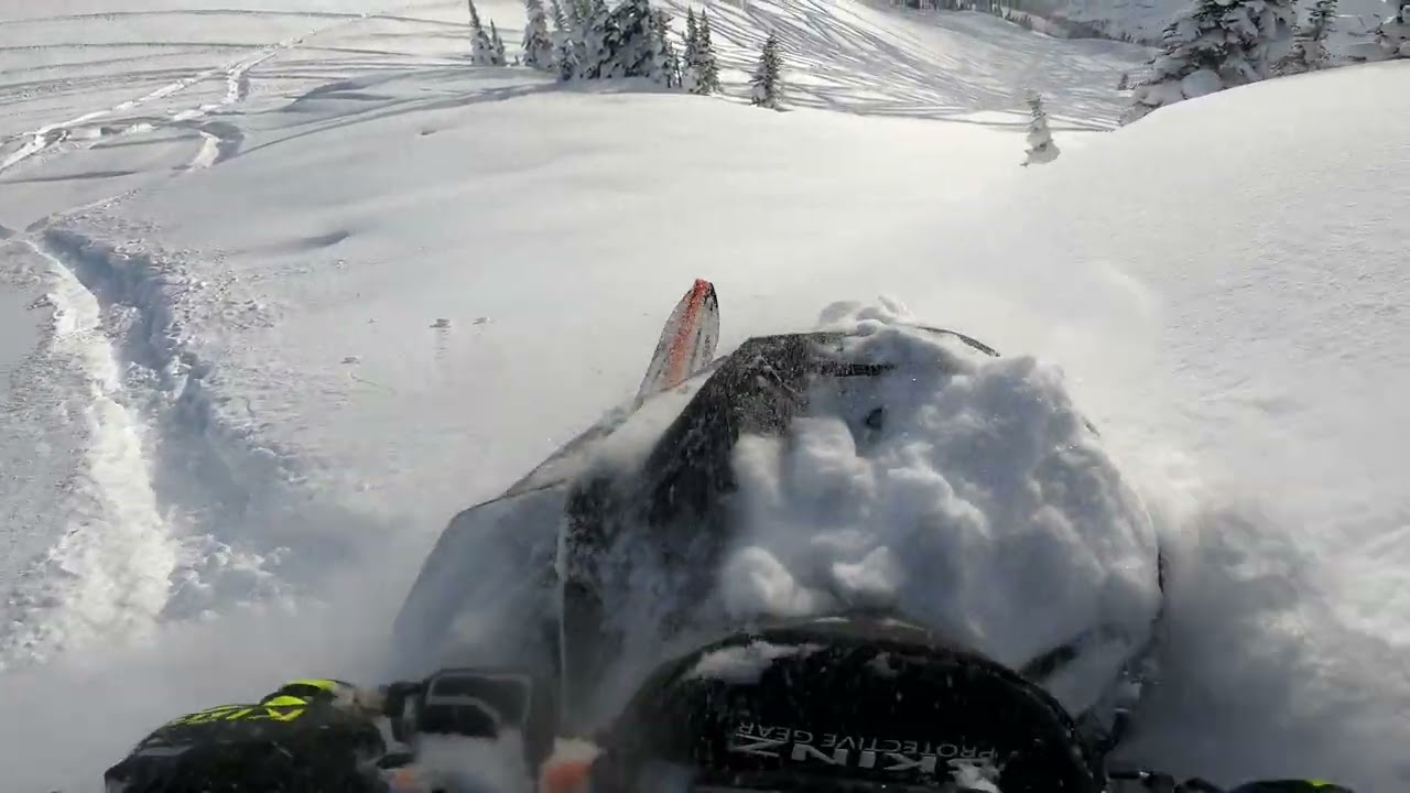 Finally skidoo 154 3" turbo expert 2022 in deep snow