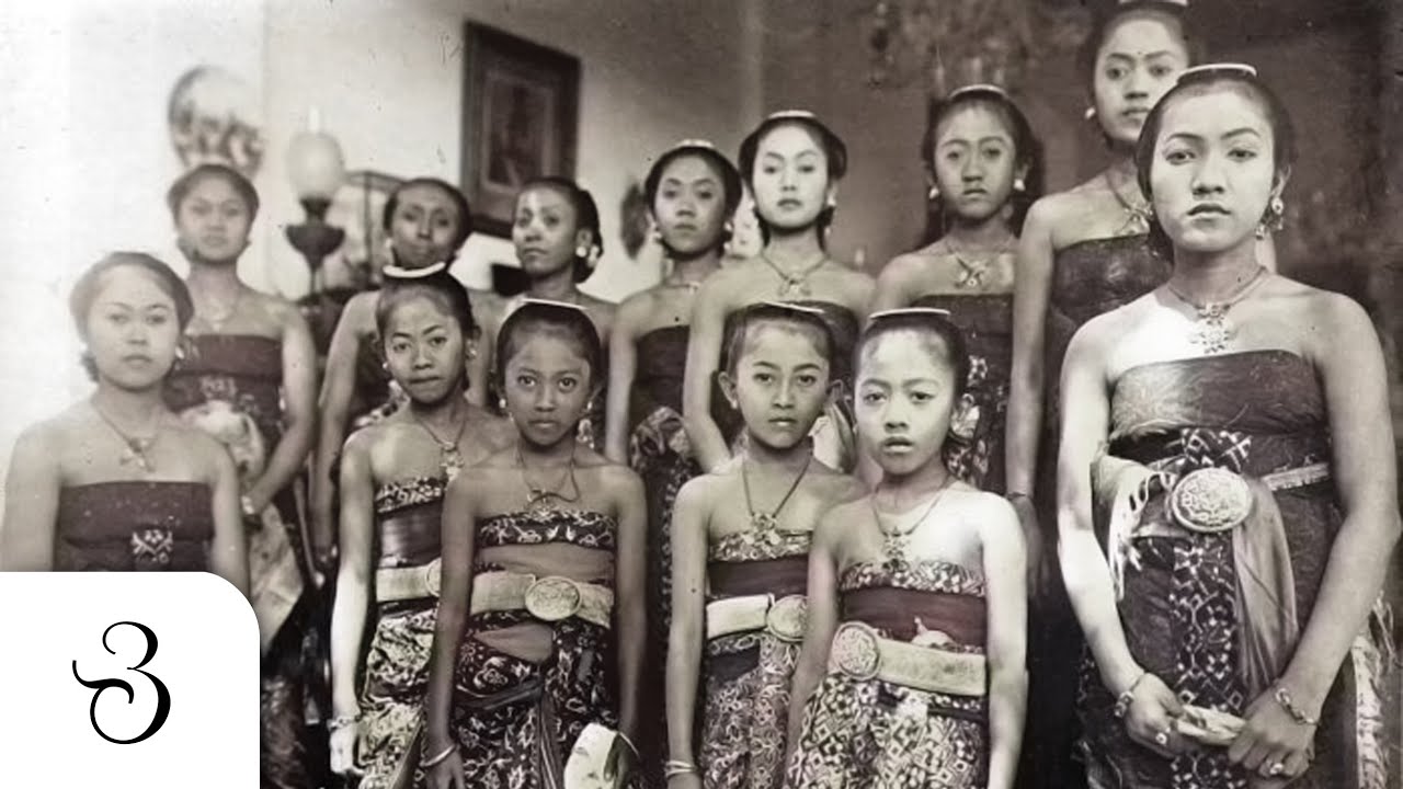 Cantiknya Putri Keraton Surakarta Tempo Dulu di Era Sunan Pakubuwono X tahun 1925