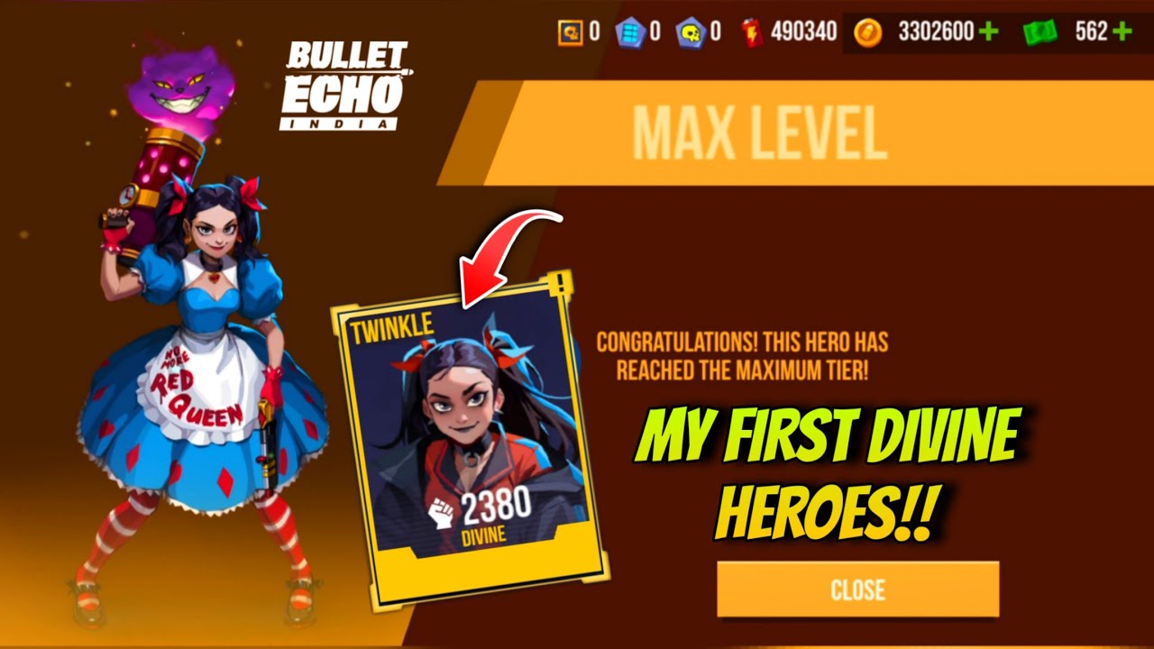 MY FIRST DIVINE HEROES In Bullet Echo India!