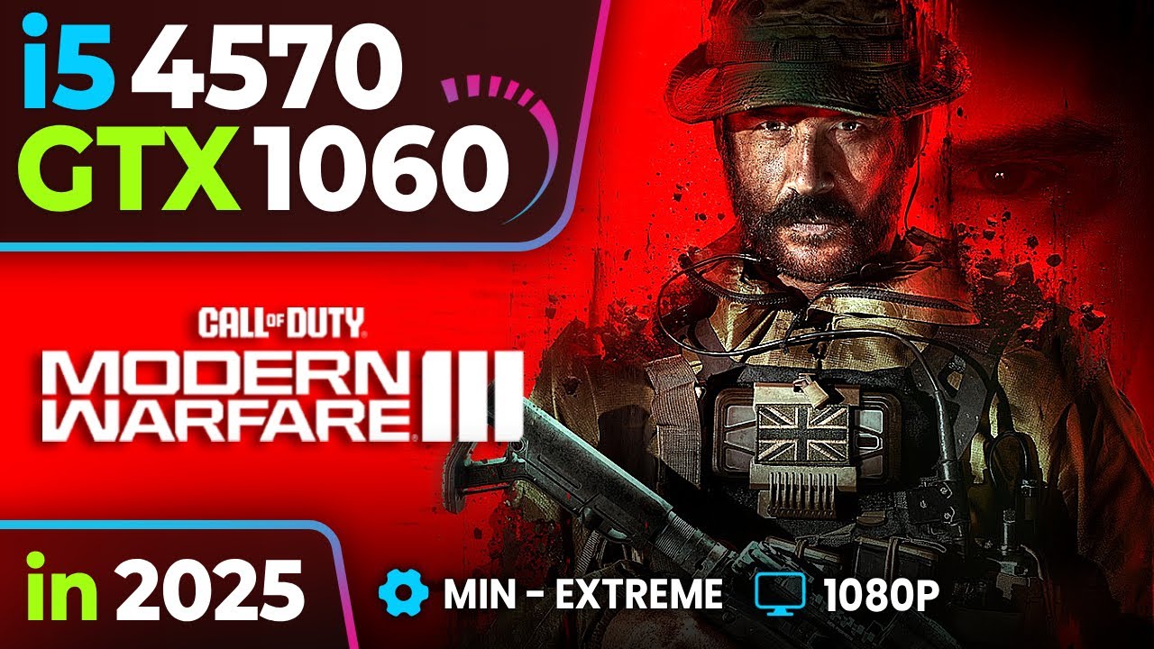 Call of Duty Modern Warfare 3 GTX 1060 + i5-4570 | Min&ndash;Extreme FPS Test | 1080p Benchmark 2025