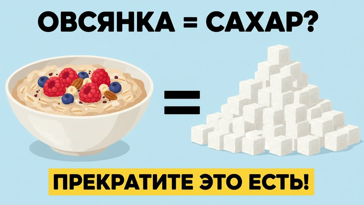 ВАС ОБМАНУЛИ! 5 «ПОЛЕЗНЫХ» ПРОДУКТОВ, ГДЕ САХАРА БОЛЬШЕ, ЧЕМ В ТОРТЕ! 🍰😱⚠️