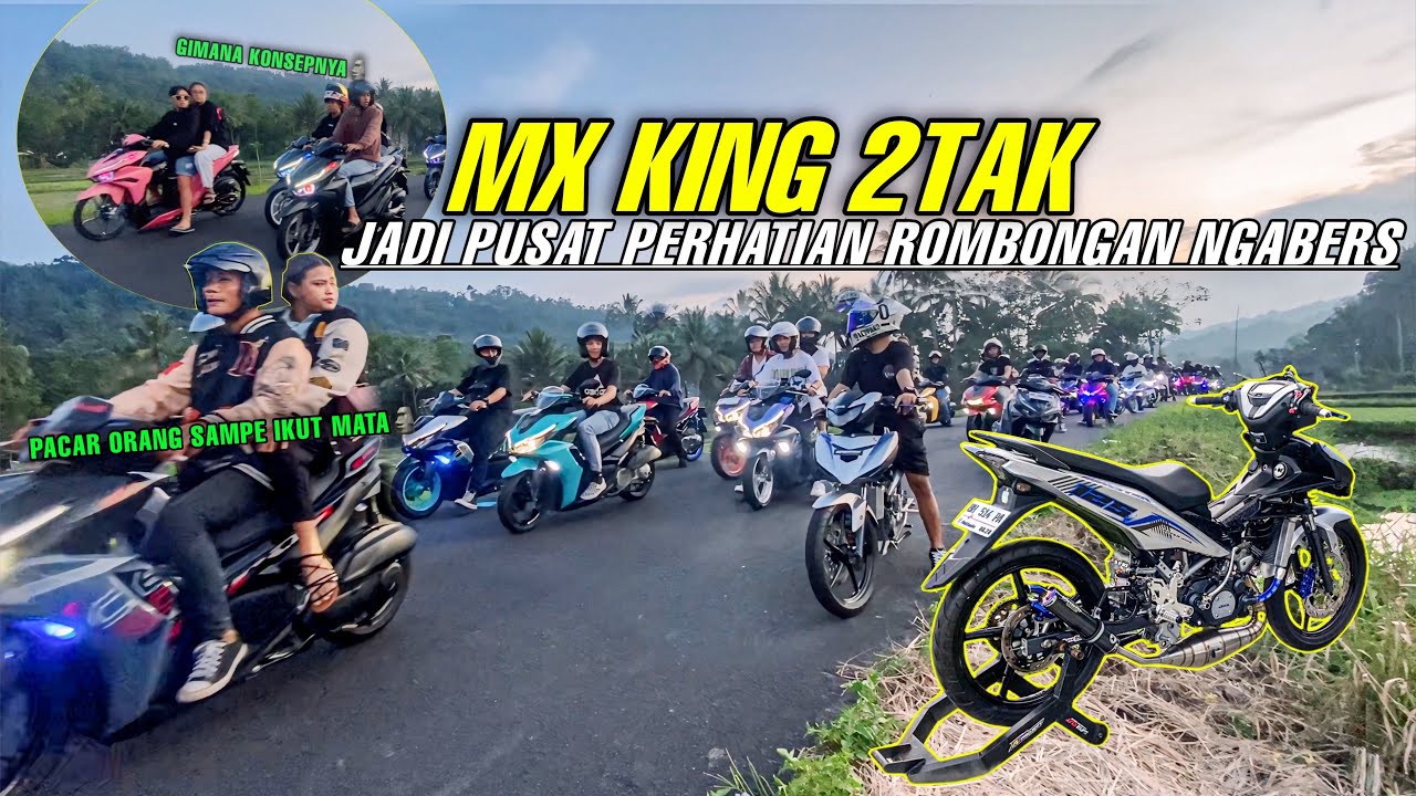 REAKSI ANAK MOTOR LIHAT MX KING 2TAK‼️SEMUA TERPESONA‼️