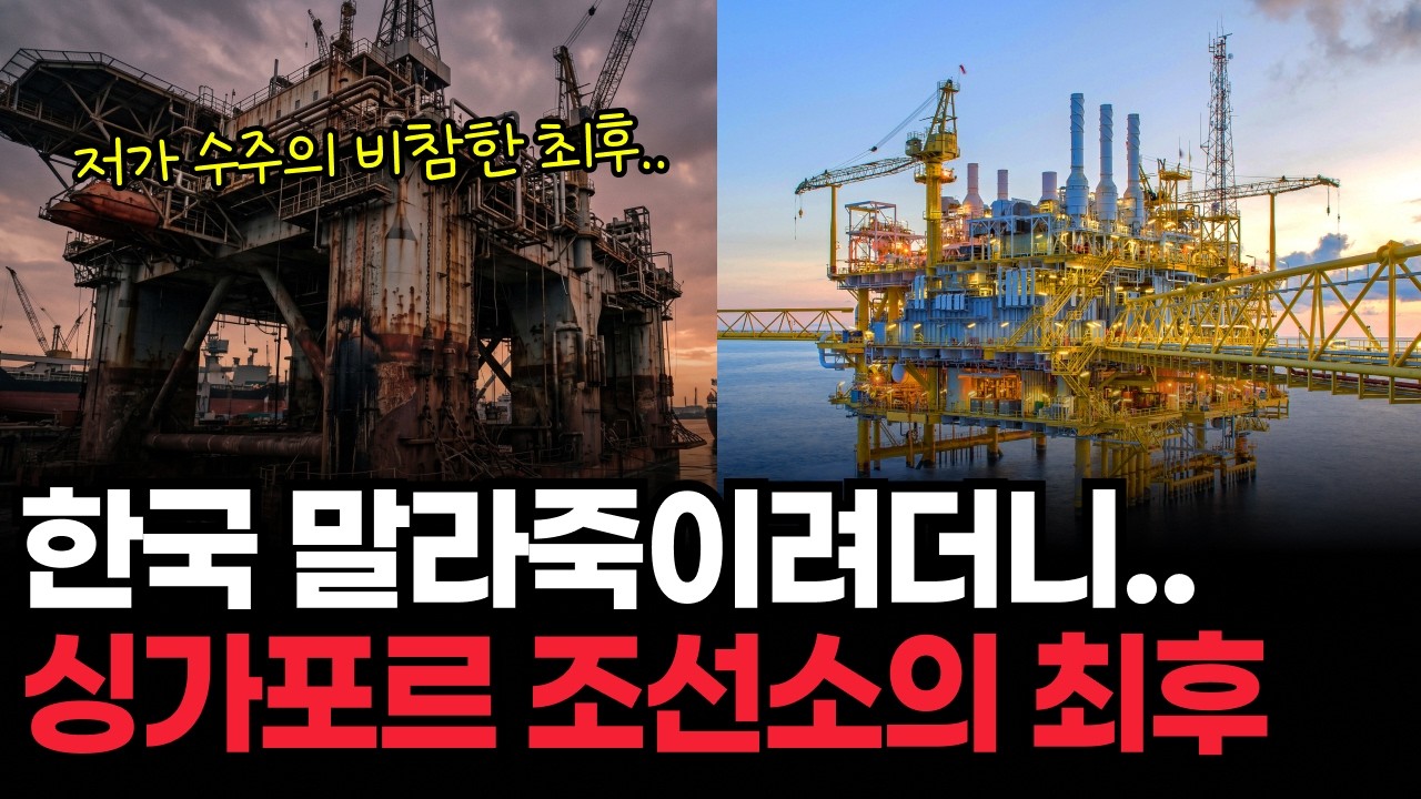 저가 수주로 한국 조선소 말라죽이려더니.. 결국 조 단위 적자 내고 무너진 싱가포르 조선소의 최후