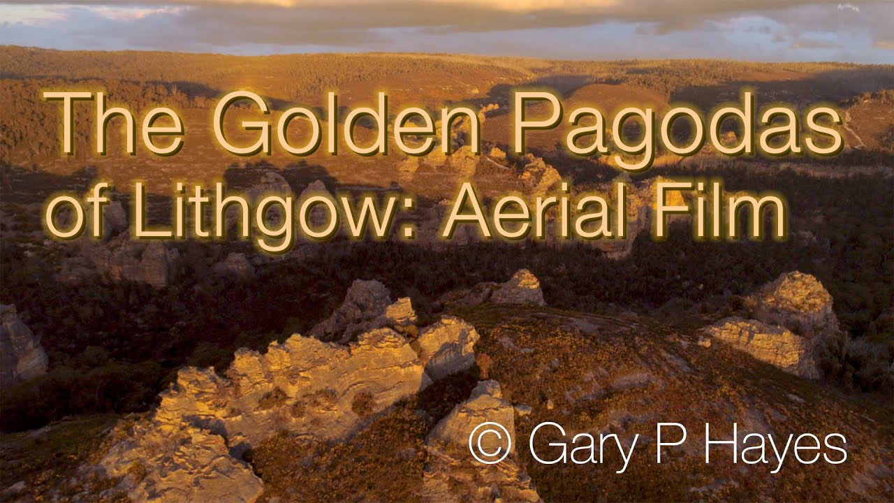 GOLDEN PAGODAS OF LITHGOW: Drone Film Gardens of Stone. #lithgow #destinationpagoda #BlueMountains