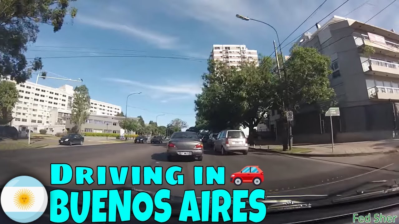 Driving in Buenos Aires (from Acassuso to San Fernando)