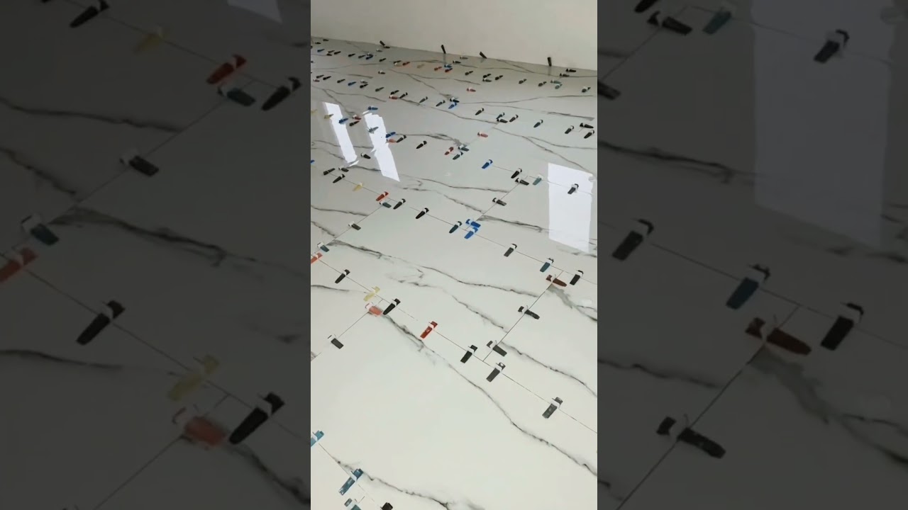 24X48 floor tile installation