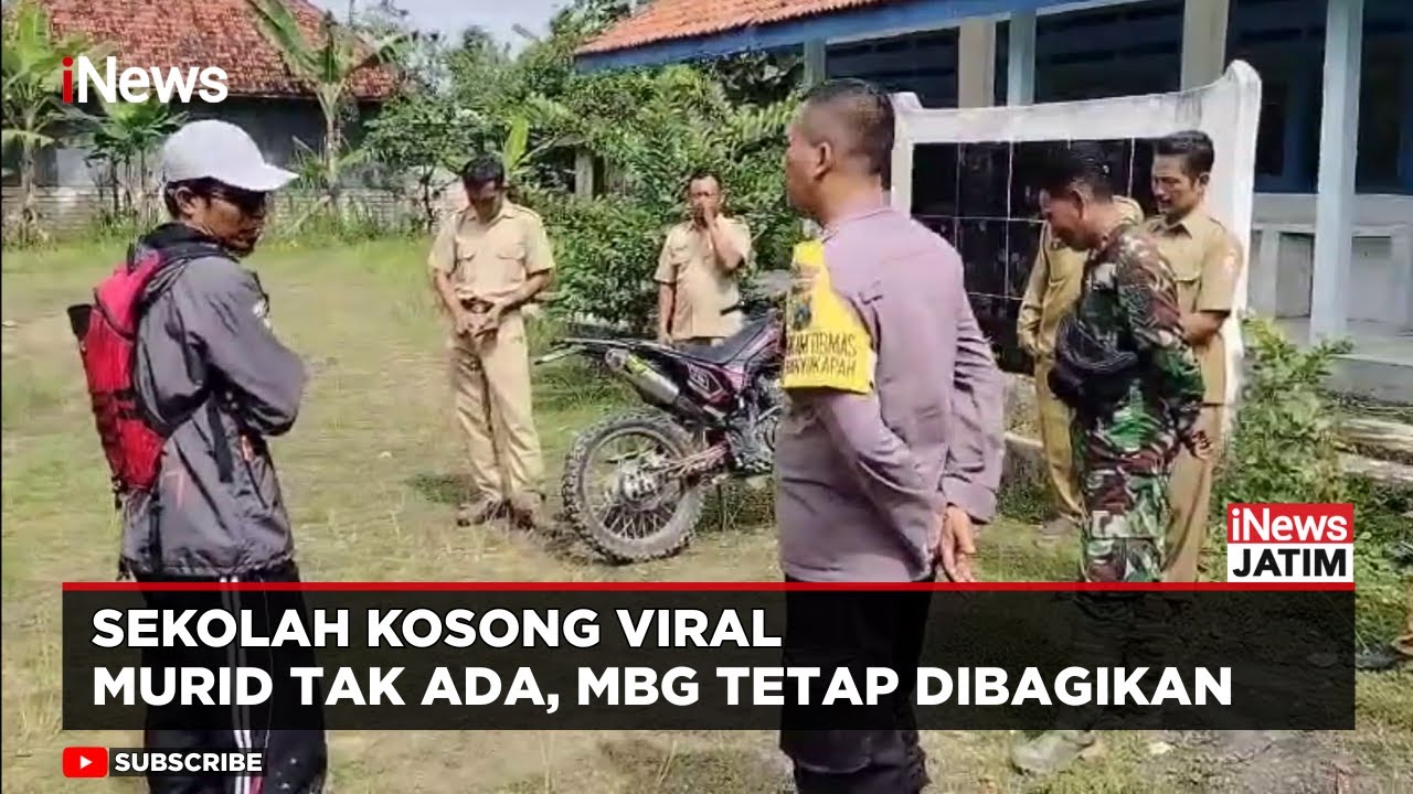 VIRAL! Tanpa Siswa Bertahun-tahun, SD di Sampang Terima Bantuan MBG | iNews Jatim