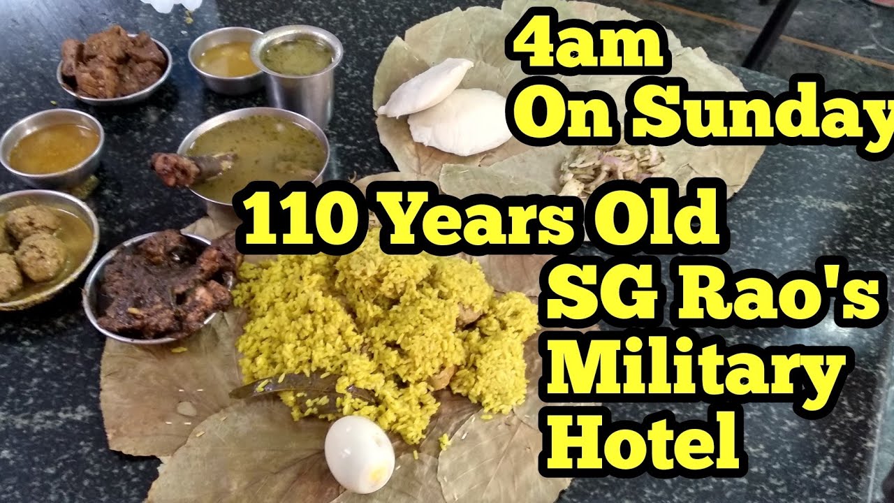 SG Rao's Military Hotel | 110 Years Non Veg Hotel | New Govind Rao Military Hotel From Akkipet I 4am