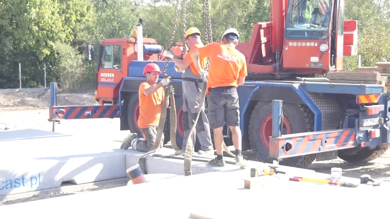 Budowa myjni z prefabrykatów - 2019