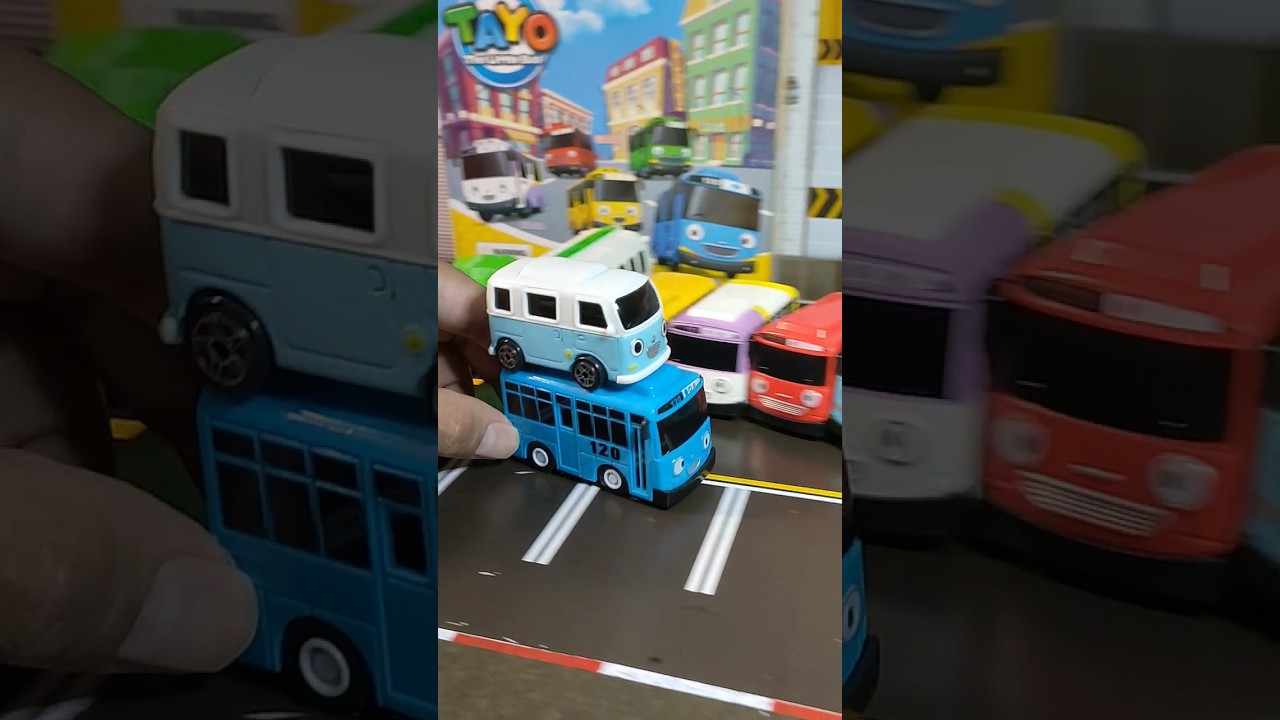 Ngebut Bus Tayo Little Bus di Terminal Bus #tayo #tayothelittlebus #terminalbus #wadidaw #shorts
