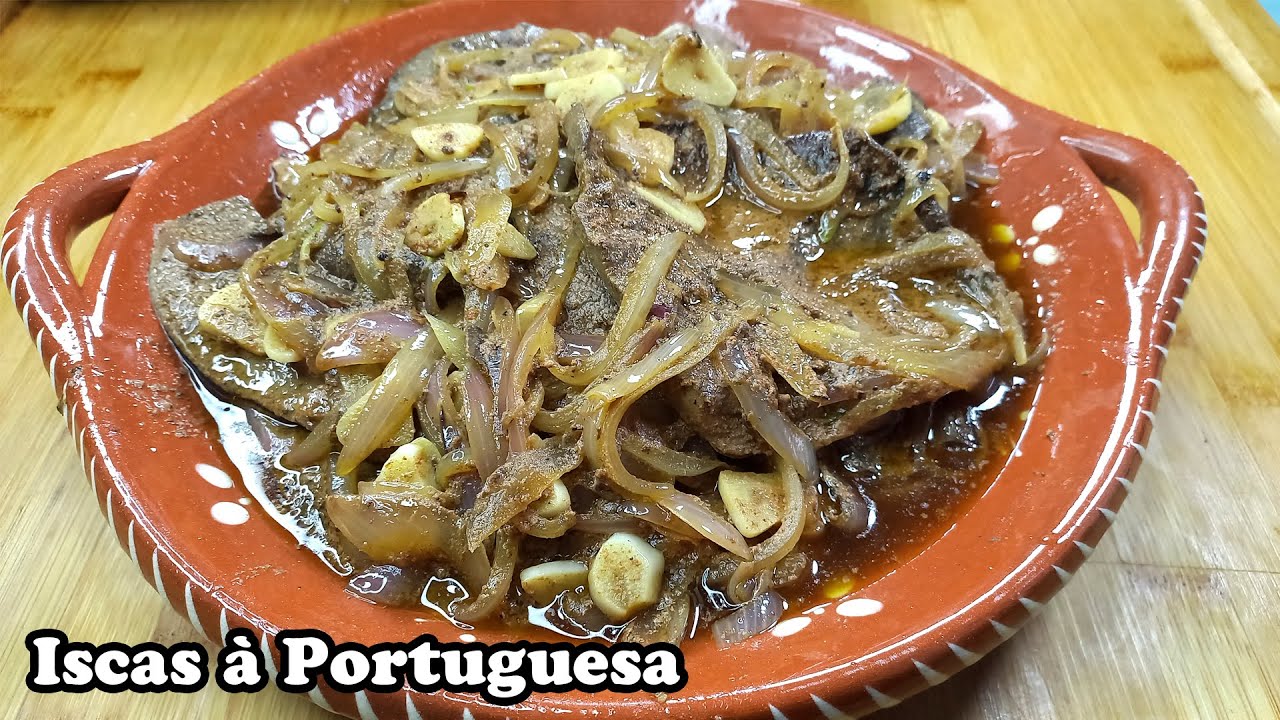 Iscas à Portuguesa com Cebolada — Sabor Tradicional e Fácil