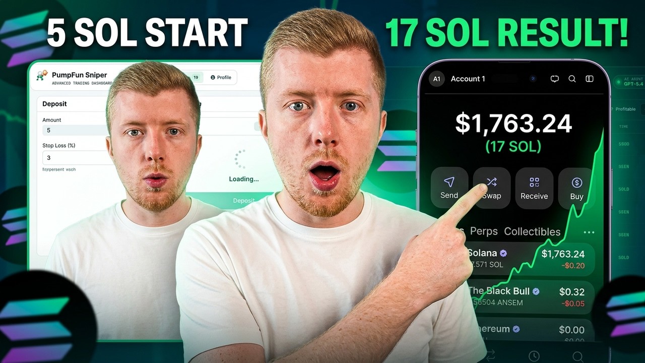 Turning 5 SOL into 17: My Solana Sniper Bot Results | Solana Trading Bot Tested!
