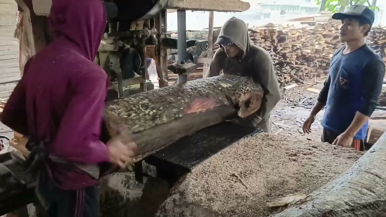 KENA MENTAL POTONG KAYU TEKIK JENIS KERAS