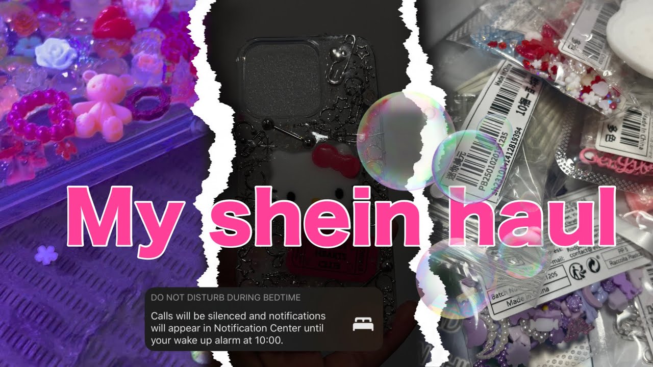 MY SHEIN HAUL | junk case edition| charms| letters| etc