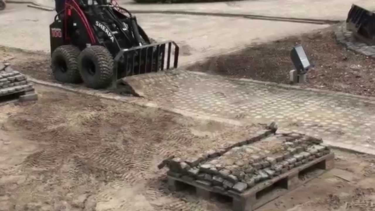 SHERPA Mini-loader voor de stratenmaker