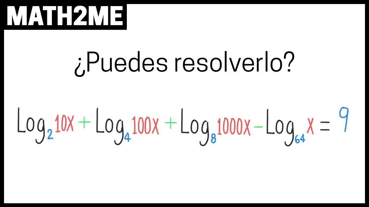 ¿PUEDES RESOLVER este PROBLEMA?  | ECUACIÓN con LOGARÍTMOS