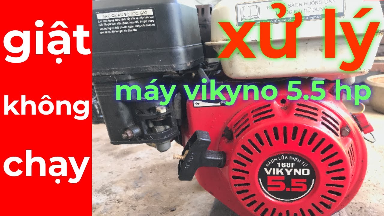 Xử Lý Máy Vikyno chạy xăng - Giật Không chạy | sửa máy xăng |