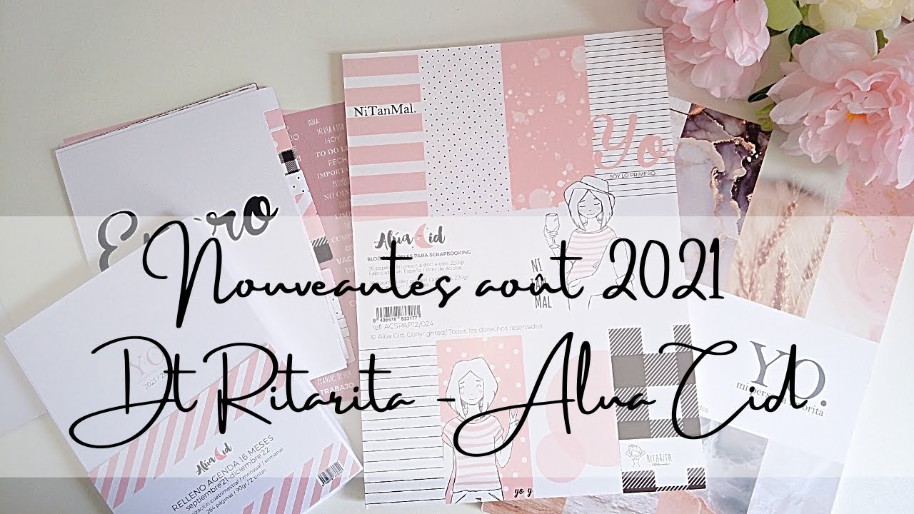HAUL SCRAPBOOKING 🛍 Nouveautés Ritarita.es - Alua Cid
