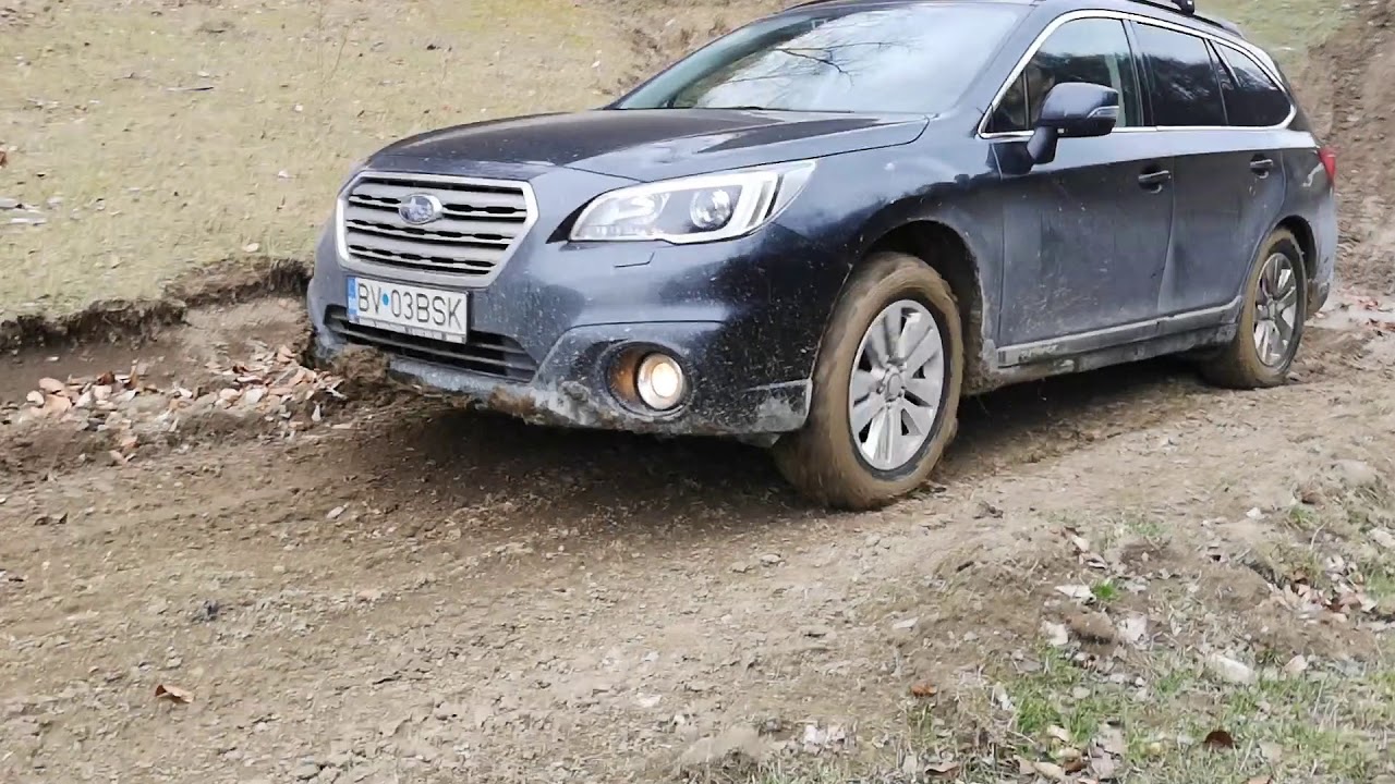 Subaru Outback X-Mode / TC mud test