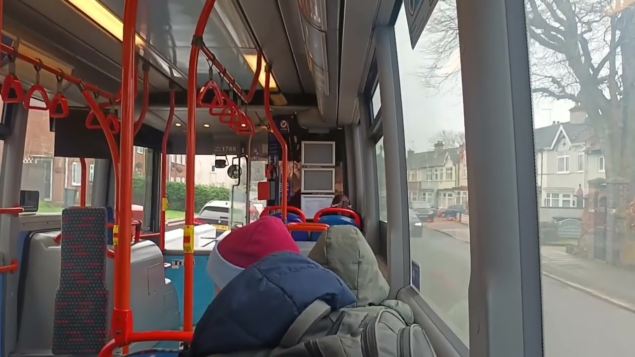 NXWM Scania K230UB Omnilink 1788 Route 28 to Great Barr to Alum Rock #ukbus 