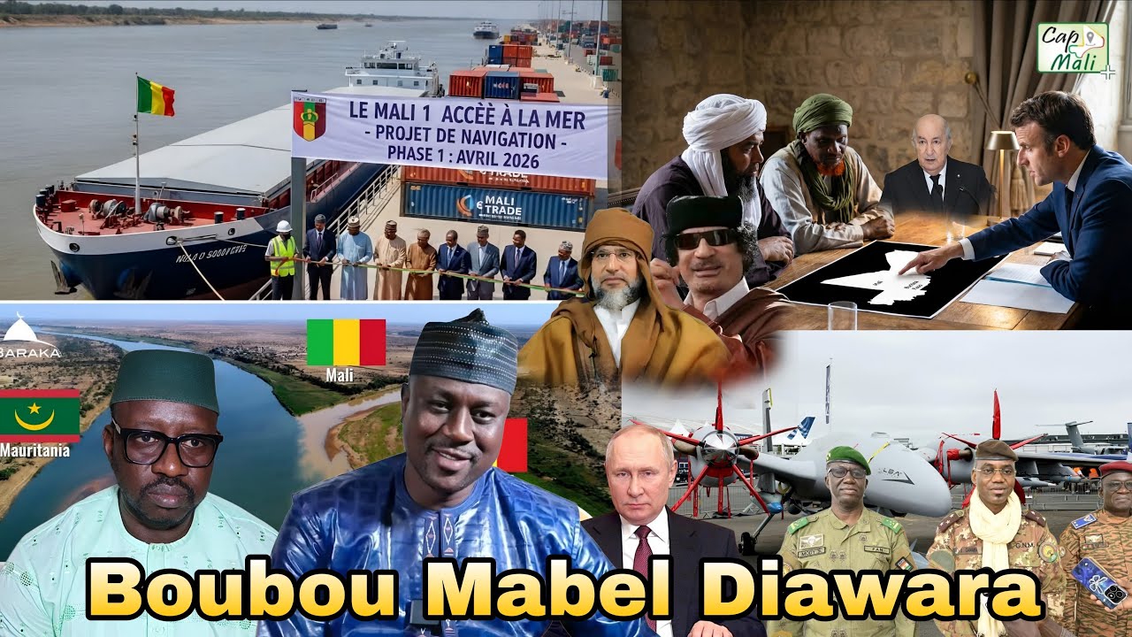 #Urgent Boubou Mabel Diawara bientôt accés à la mer le Mali, la m0rt du fils de Kadhafi, ce vend 6