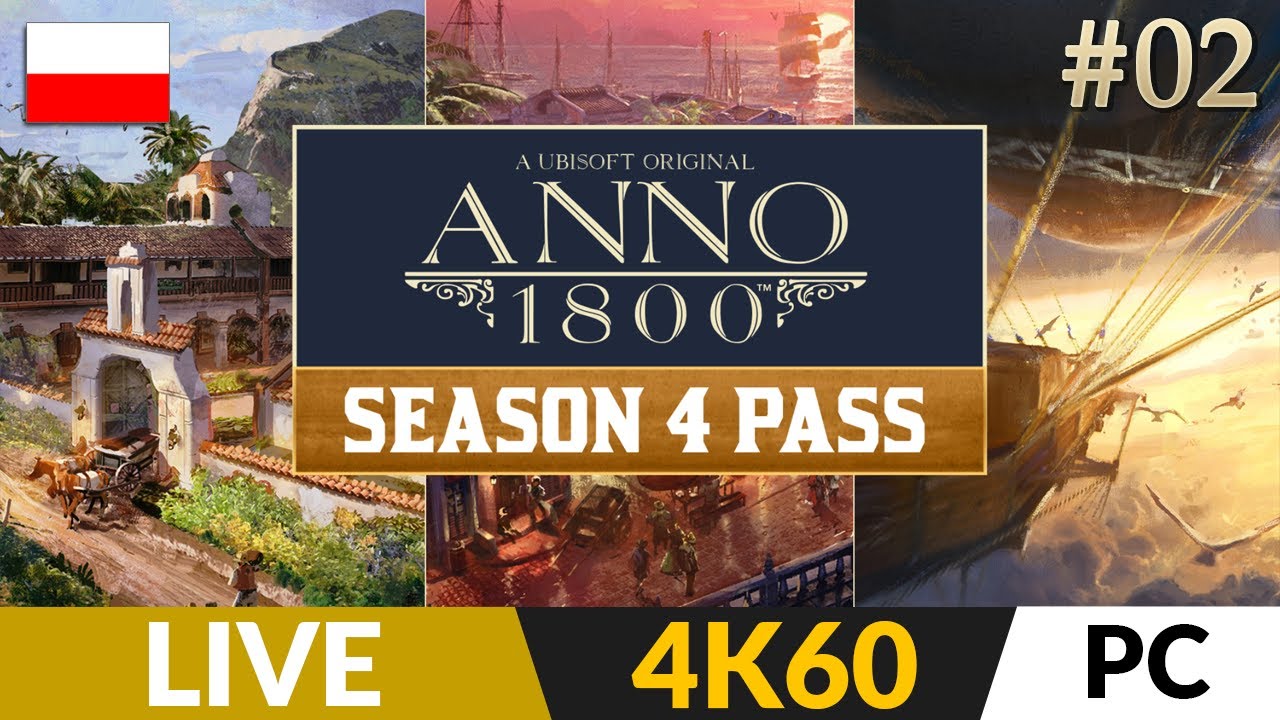 Anno 1800 PL: Ziarna Zmiany (DLC) ⛵️ LIVE #2 🌏 Chyba dobrze! :D