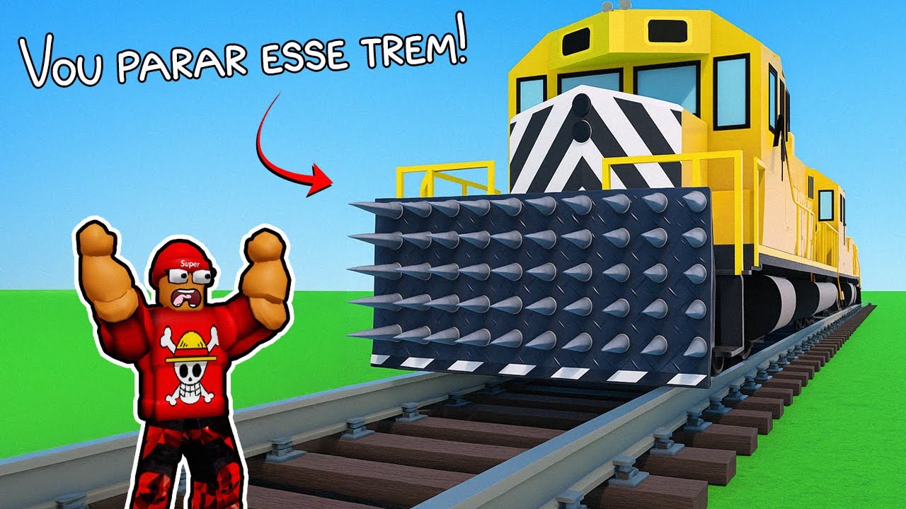 FIQUEI FORTE E PAREI OS TRENS PARA EVITAR ACIDENTES NO ROBLOX STOP THE TRAIN SIMULATOR