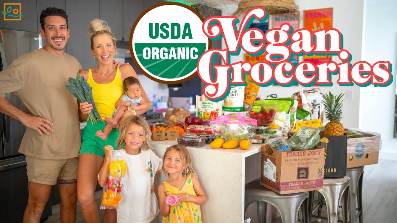 🌿 Epic Organic Vegan Summer Grocery Haul (Our 3 Favorite Stores)