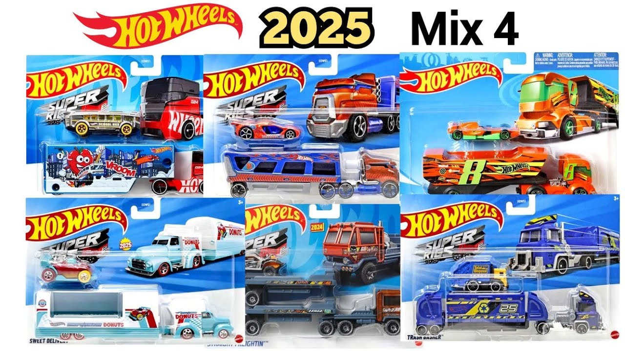 Hot Wheels 2025 Super Rigs Mix 4