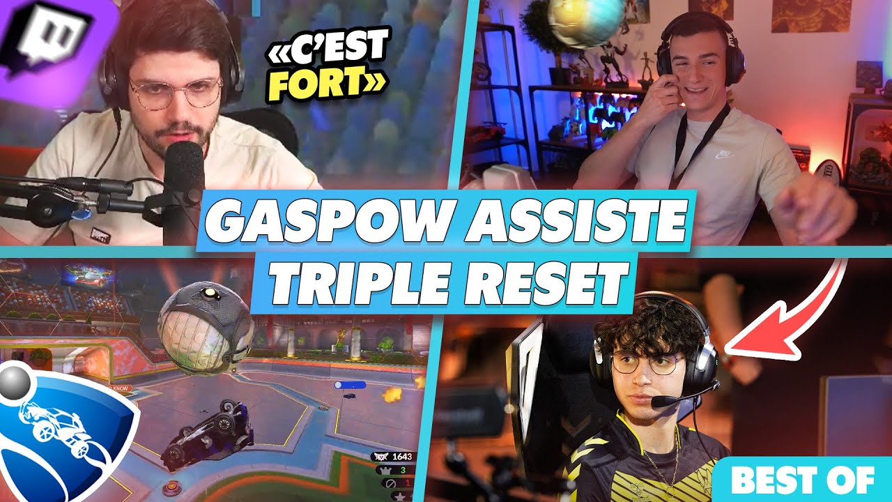 GASPOW ASSISTE À UN TRIPLE RESET, KAYDOP PARLE DES GOALS... - Best of RL FR #581 Réactions