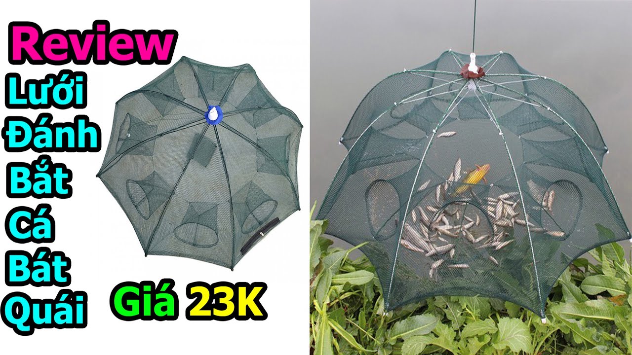Trên tay Lưới Đánh Bắt Cá Bát quái 8 Cửa, anh em ở quê thì hết sảy