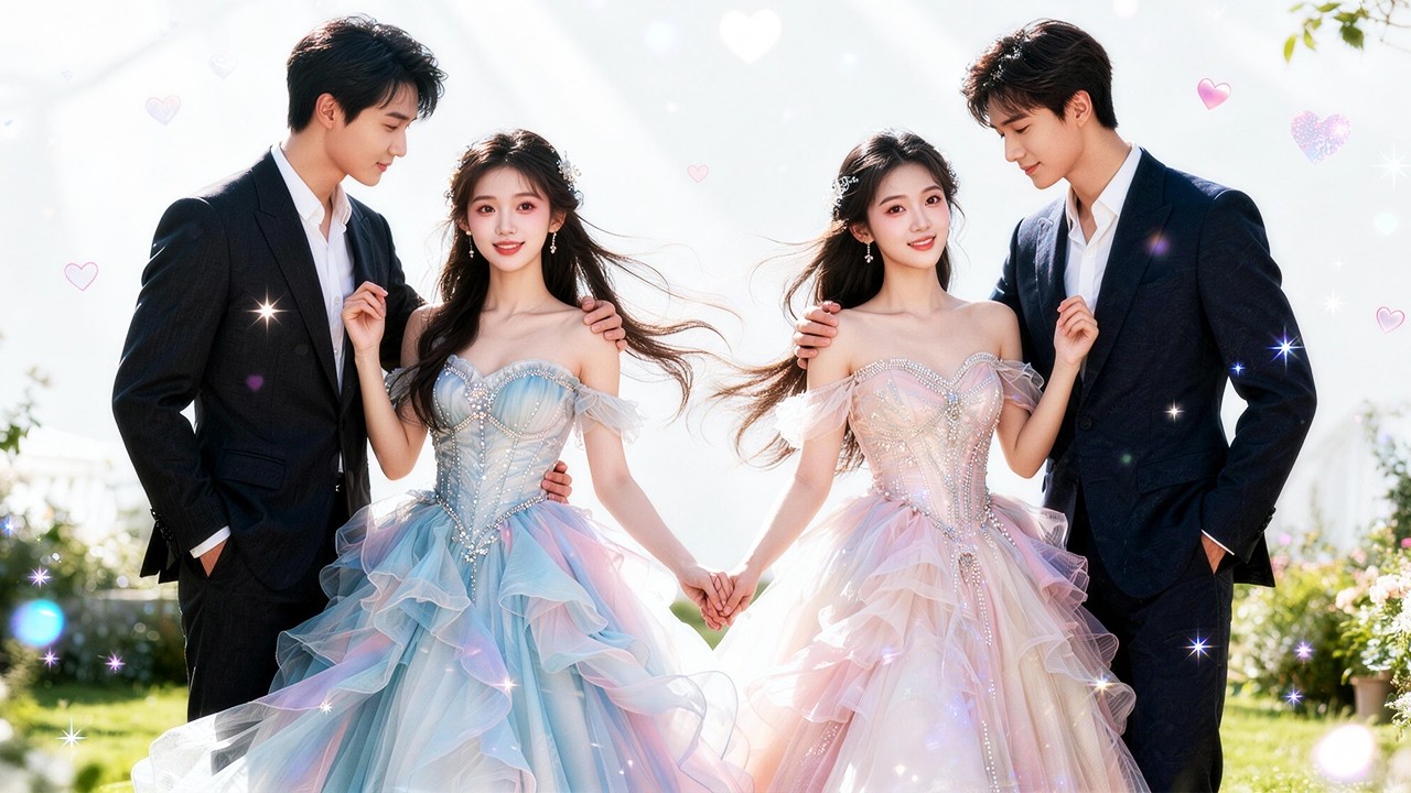 新婚夜我睡了姊姊的丈夫，她也強佔了我的未婚夫。兩對戀人錯置，原以為是災難，卻在混亂與爭奪中發現彼此的真心。#精彩短劇 #短劇全集 #甜寵
