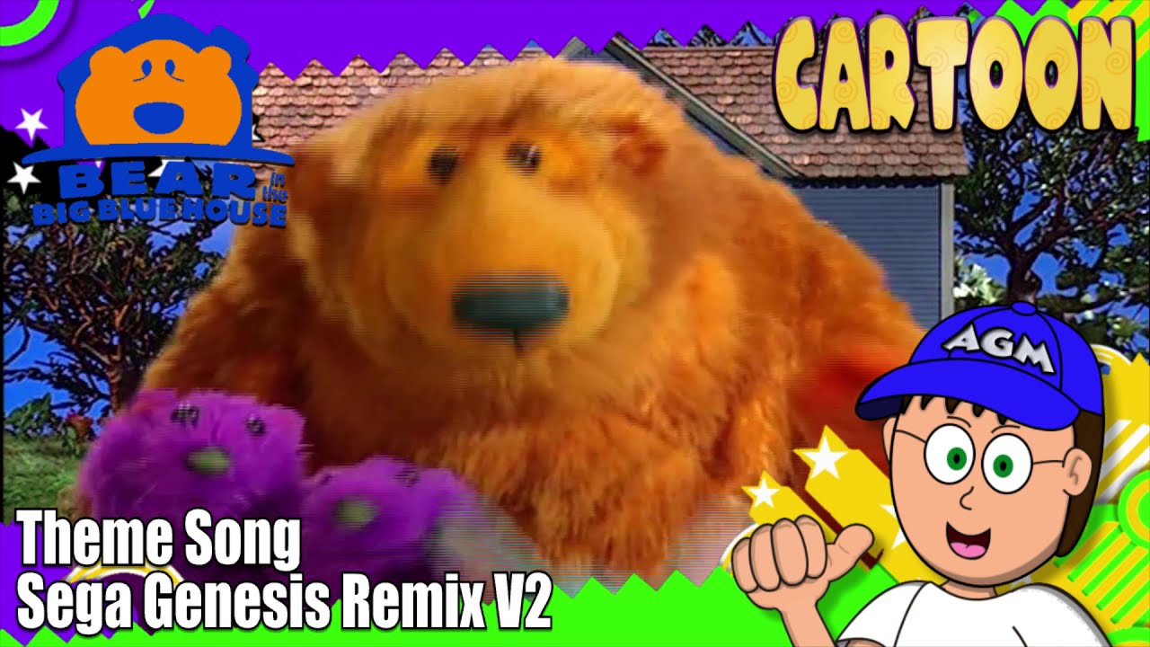 Bear in The Big Blue House Theme Song (Sega Genesis Remix V2) (With Vocals) 5.2K+ SUB SPECIAL!!!
