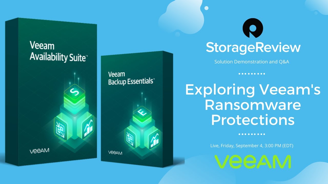 Live: Exploring Veeam's Ransomware Protections