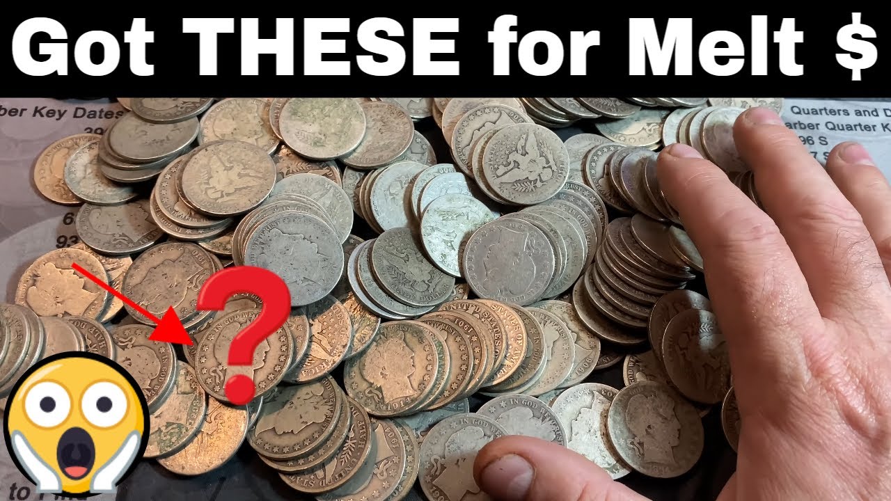 EPIC Junk Silver Purchase and Hunt For Melt - Barber Half Dollar Bag