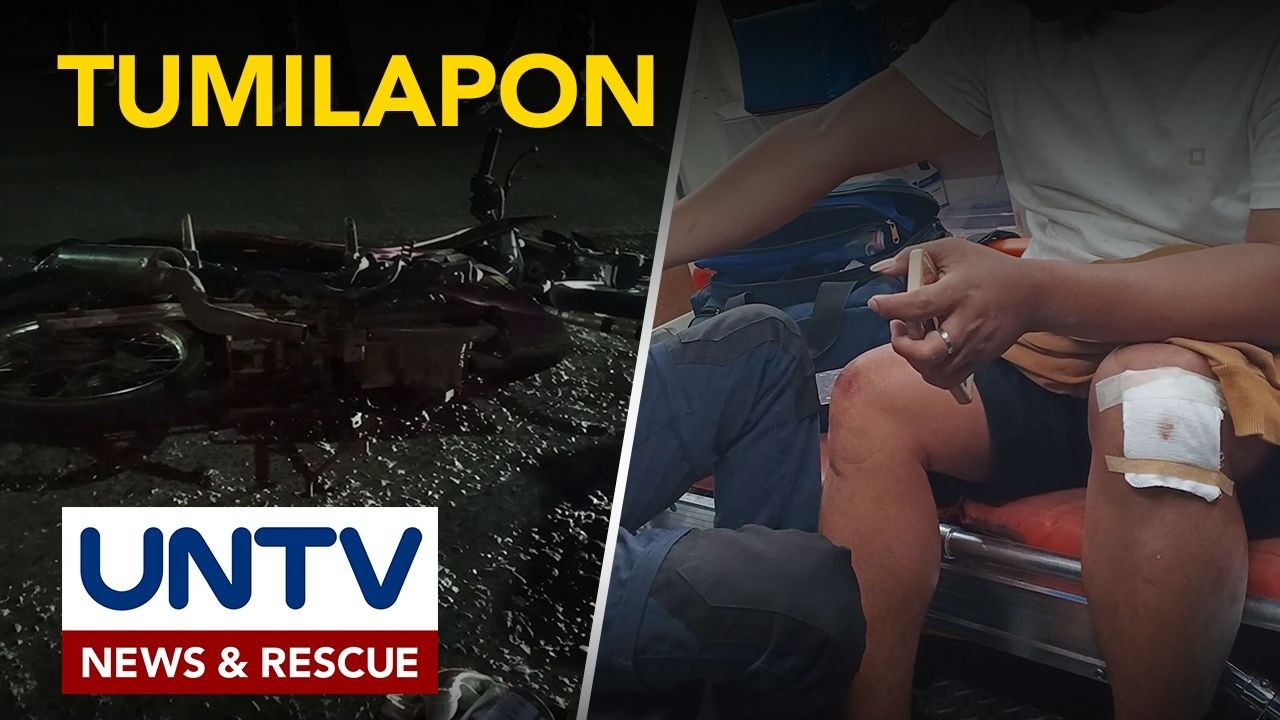 Motorcycle rider na nagtamo ng minor injuries sa Tagum City, tinulungan ng UNTV News and Rescue