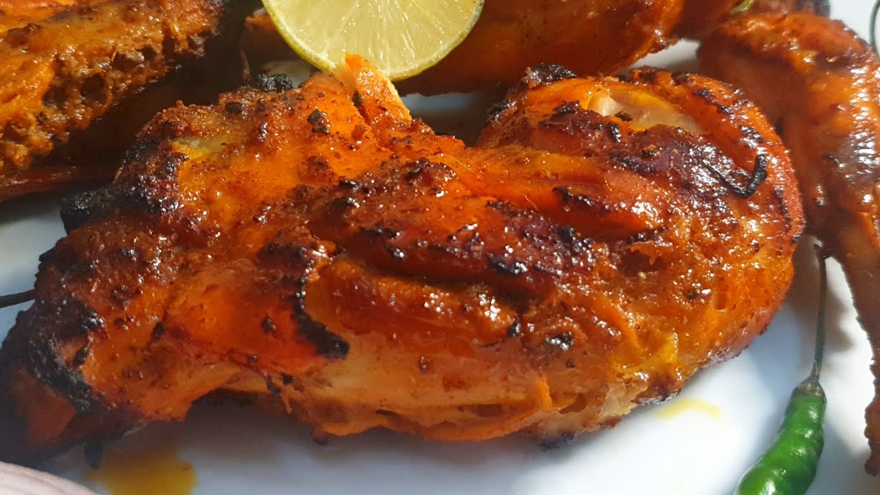 Restaurant Style Tandoori Chicken Without Tandoor At Home