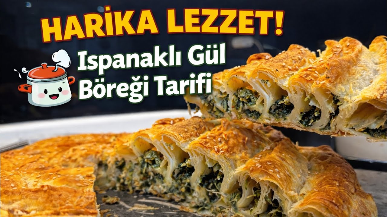 Bu Yöntemi Deneyince Başka Börek Yapmayacaksınız! Ispanaklı Gül Böreği Tarifi