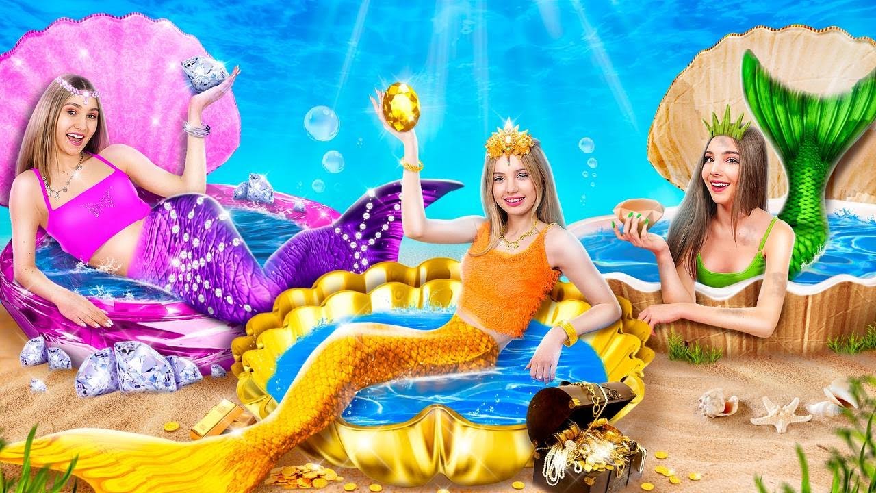 Sereias: Rica vs Pobre vs Riquíssima | Todos os Tipos de Sereias Na Escola de Magia