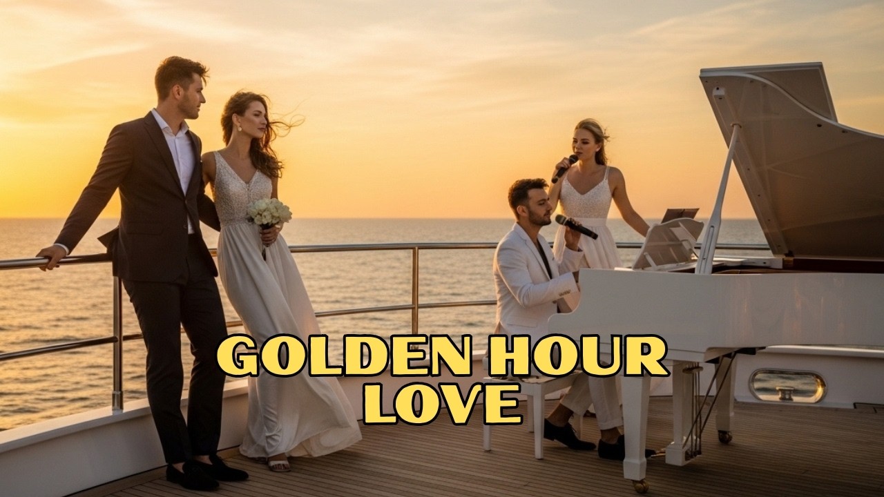 Luxury Yacht Sunset Jazz Duet 🌅 Smooth Romantic Vocals for Golden Hour Romance