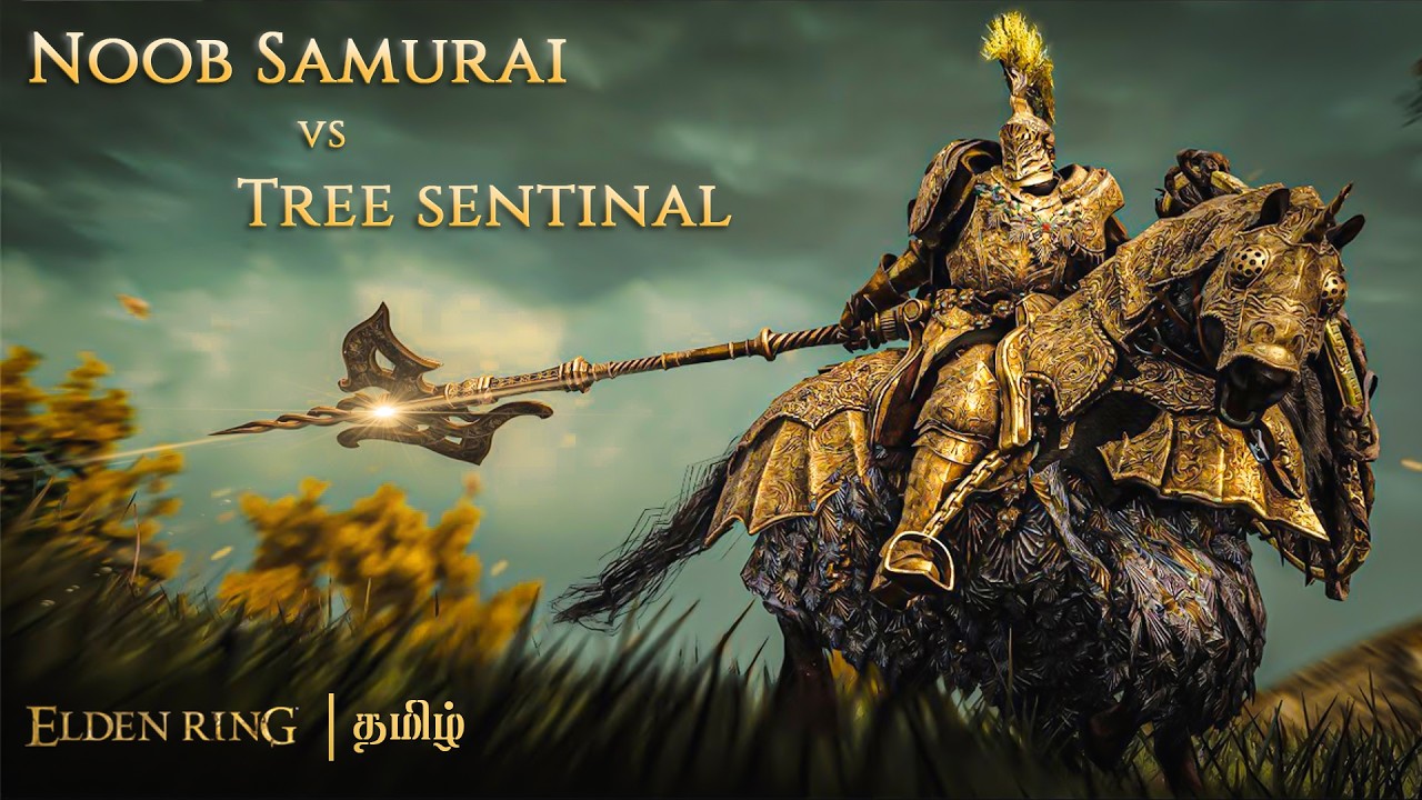 Level 1 Samurai vs Tree Sentinel Challenge | Elden RingTamil #eldenring