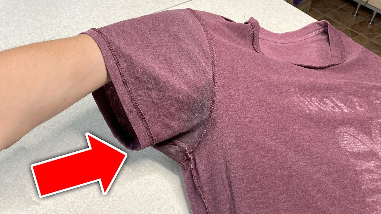How to Remove Armpit Stains from Clothes | Easy Hack
