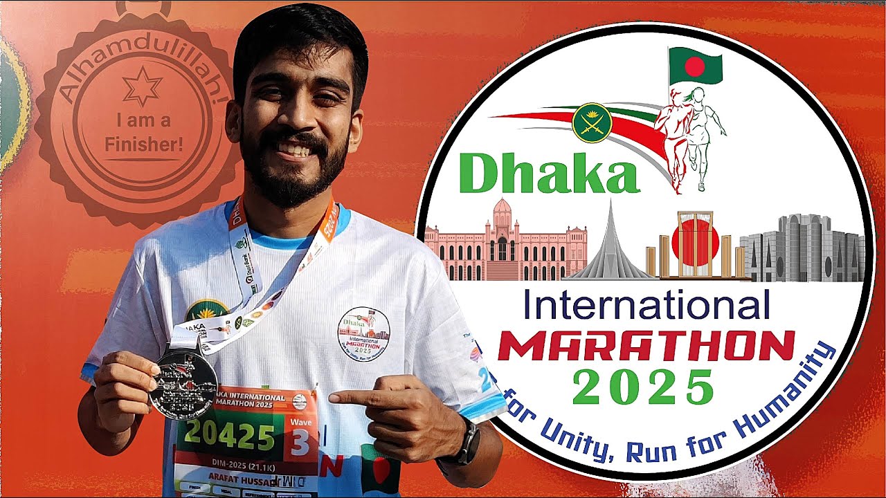 Dhaka International Marathon 2025 (Half Marathon): Live walk-through | Walk with Arafat | S02E01