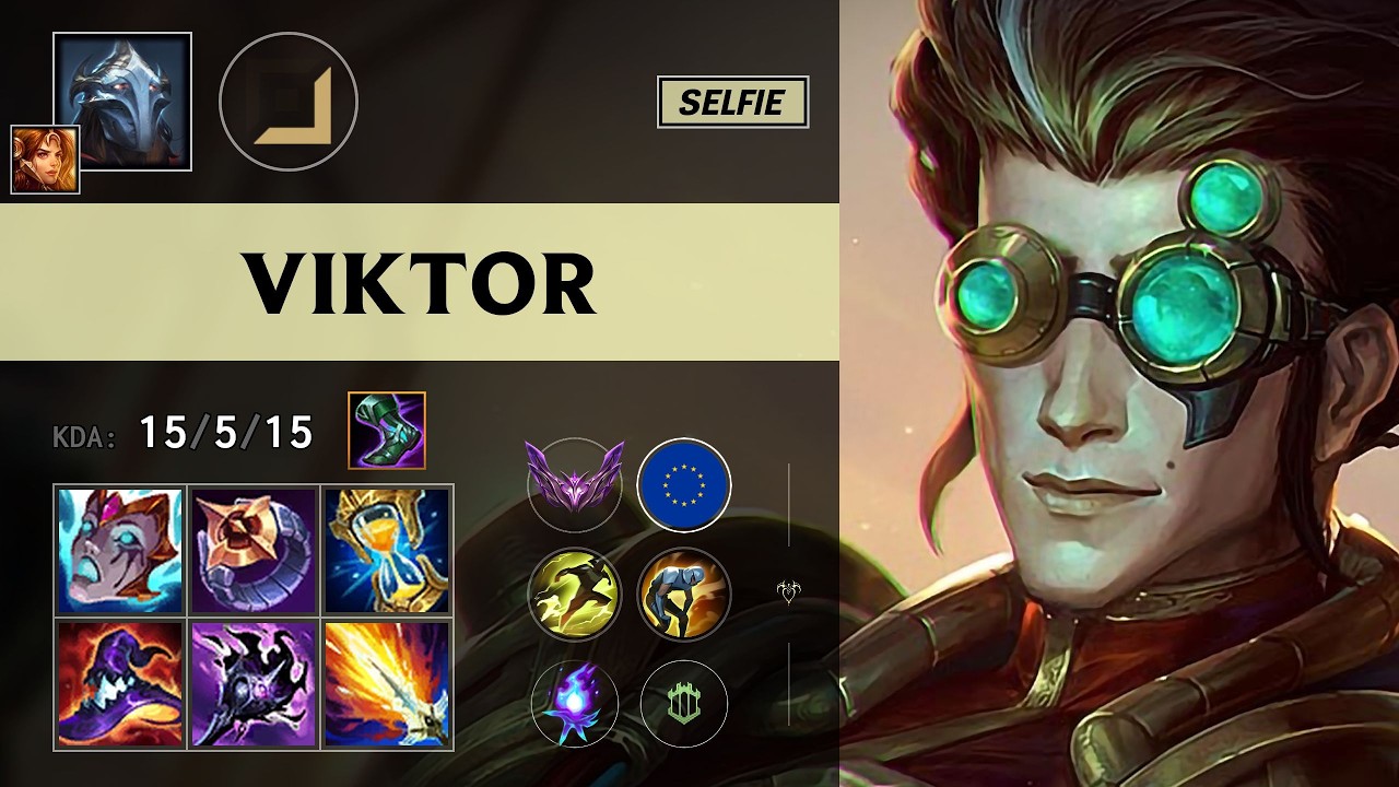 (Selfie) Viktor Carry vs Lucian - EUW Master Patch 26.13