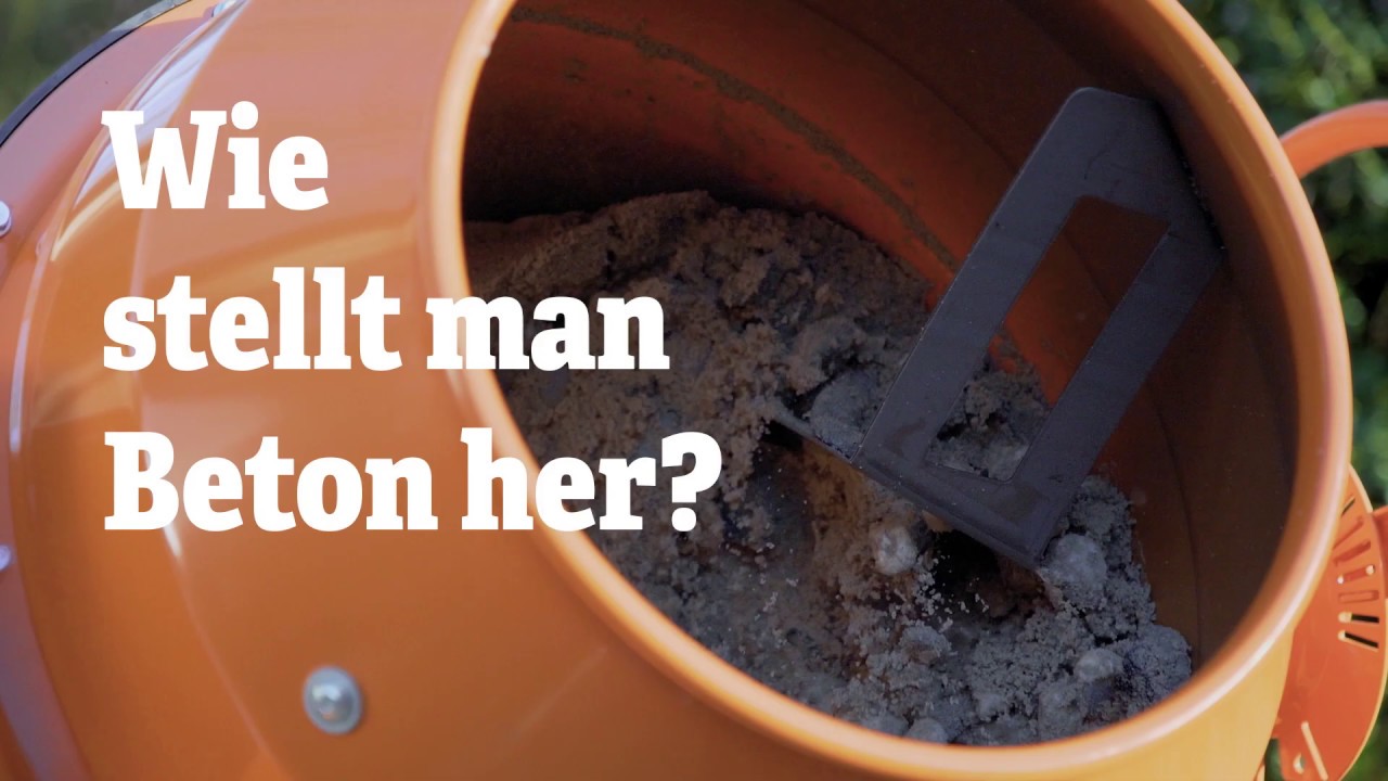 Beton herstellen - Wie stellt man Beton her? | RentSetGo